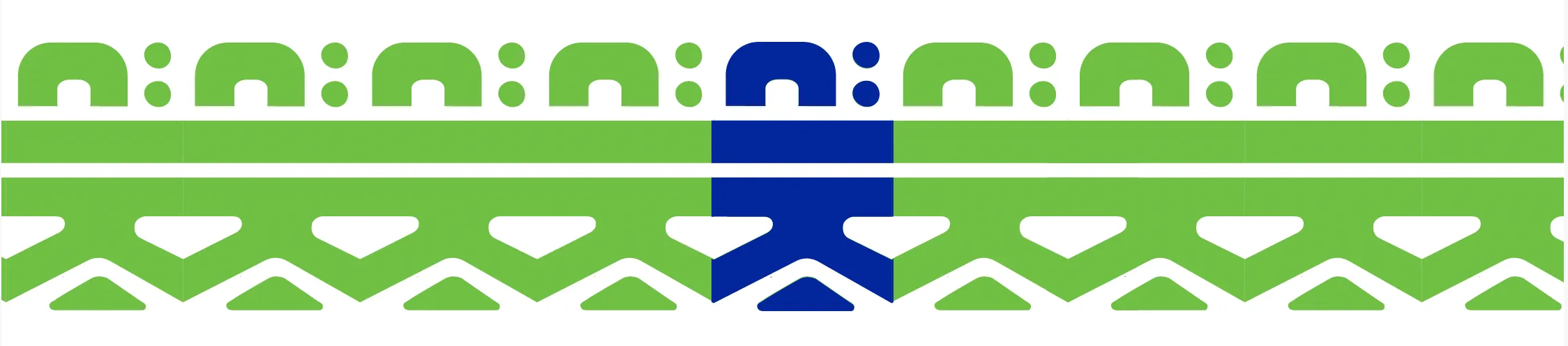 kunha-p pattern blue and green